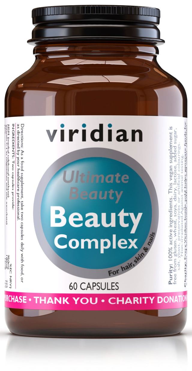 Viridian Ultimate Beauty Hair, Skin & Nails Complex, 60 Capsules