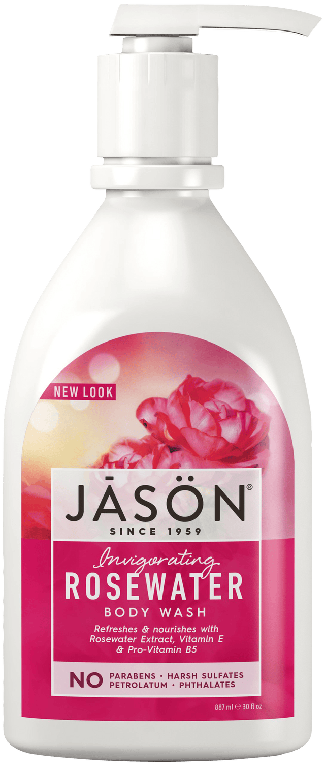 Jason Sat BWash W/Pump, 887ml Rosewater