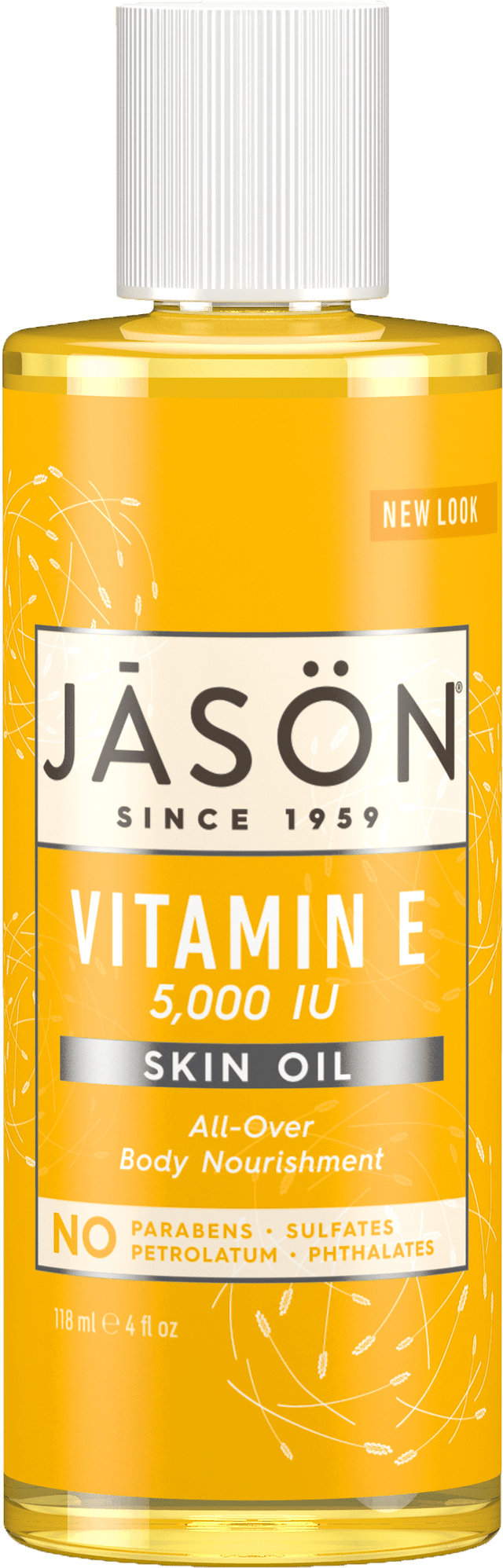Jason Organic Vitamin E Oil, 118ml 5000IU