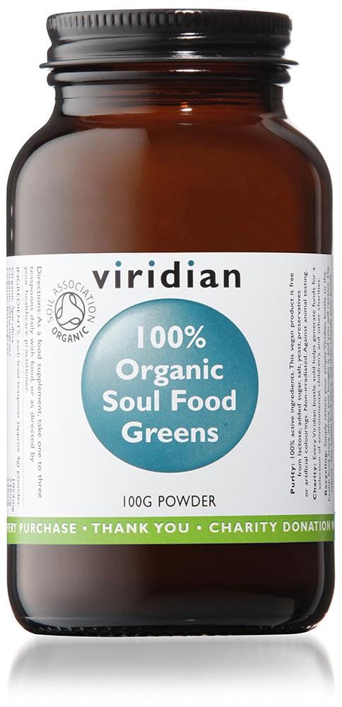 Viridian 100% Organic Soul Food Greens Powder, 100gr