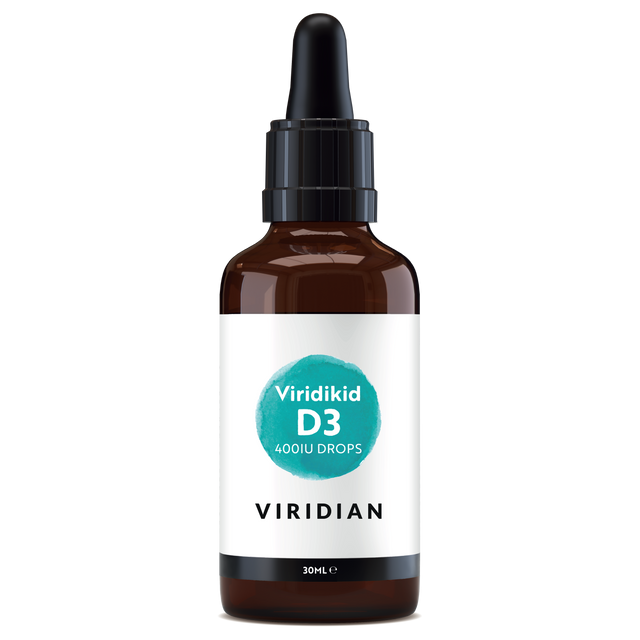 Viridian ViridiKid D3 400iu Drops, 30ml