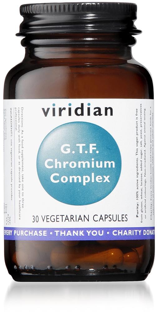 Viridian GTF Chromium Complex, 30 VCapsules