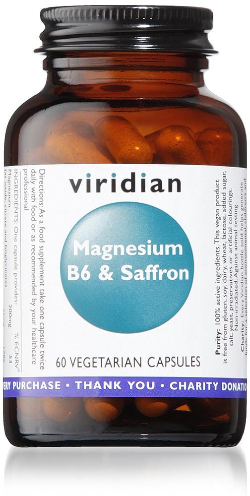 Viridian Magnesium B6 & Saffron, 60 VCapsules
