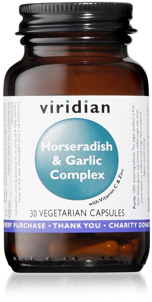 Viridian Horseradish and Garlic Complex, 30 VCapsules