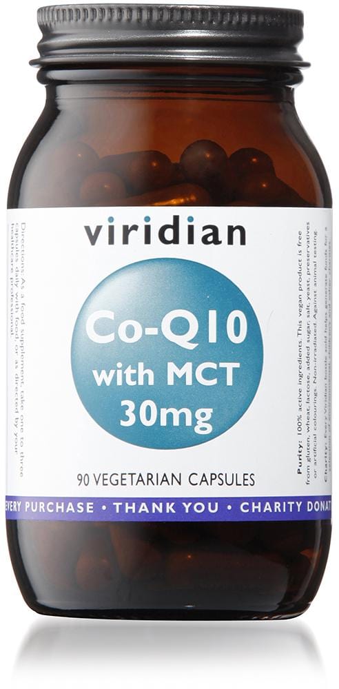 Viridian Co-Q10 with MCT, 30mg, 90 VCapsules