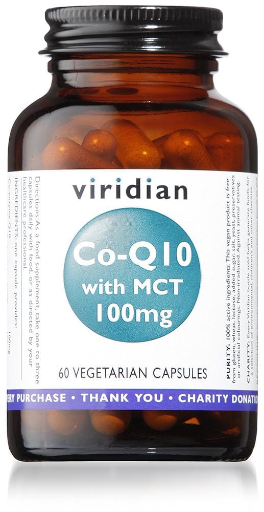 Viridian Co-Q10 with MCT, 100mg, 60 VCapsules