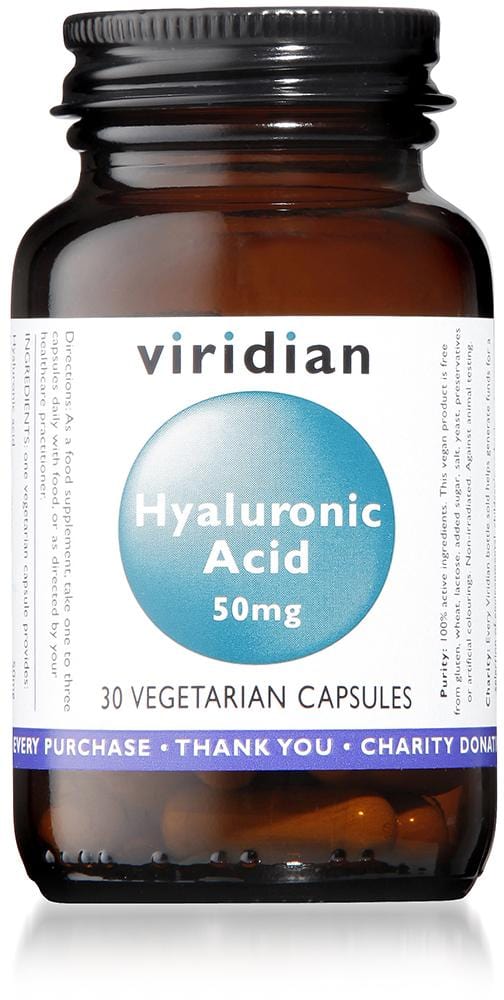 Viridian Hyaluronic Acid, 50mg, 30 VCapsules