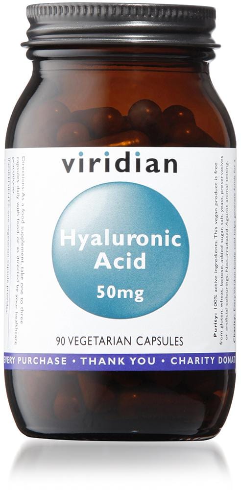 Viridian Hyaluronic Acid, 50mg, 90 VCapsules