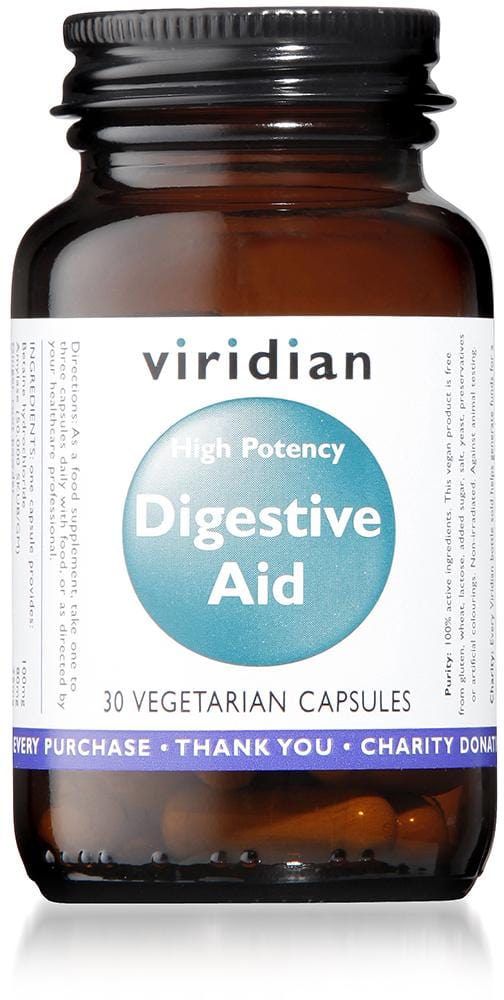 Viridian High Potency Digestive Aid, 30 VCapsules