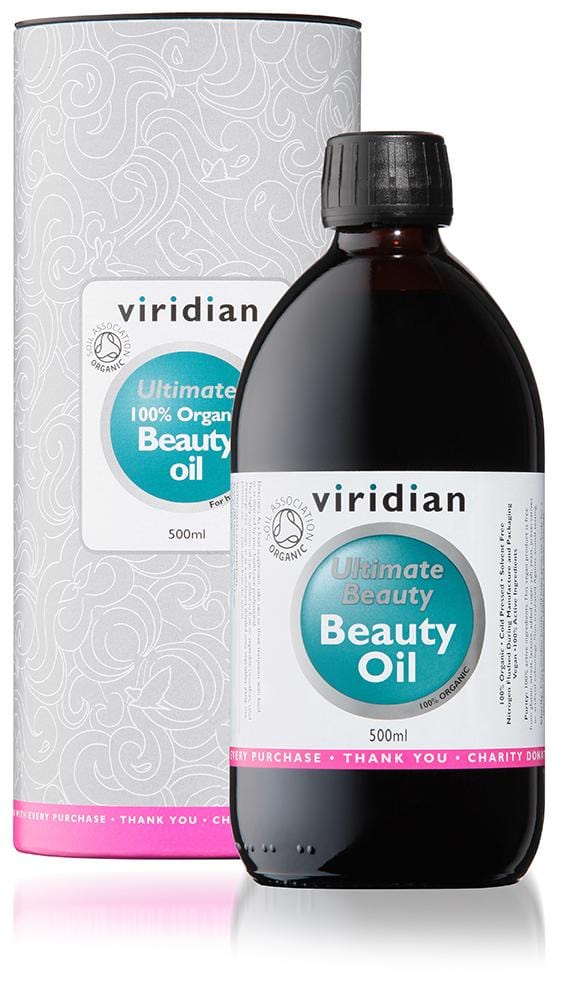 Viridian 100% Organic Ultimate Beauty Oil, 500ml