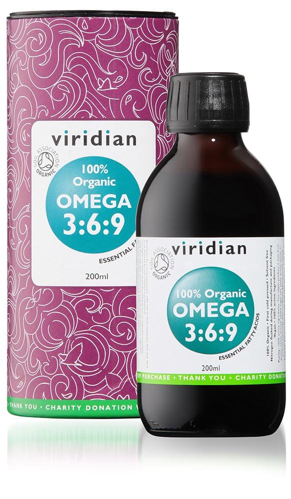 Viridian 100% Organic Omega 3.6.9, 200ml