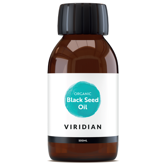 Viridian 100% Organic Black Seed Oil, 500ml