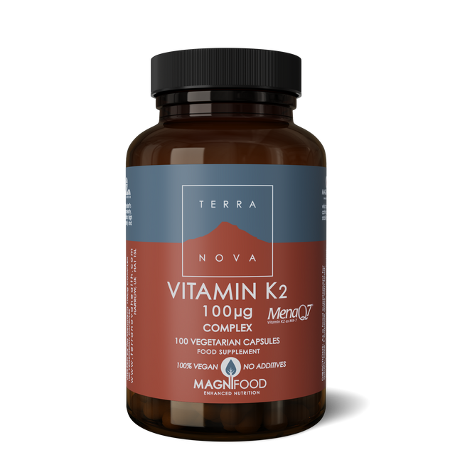 Terranova Vitamin K2 Complex 100mg, 100 Capsules