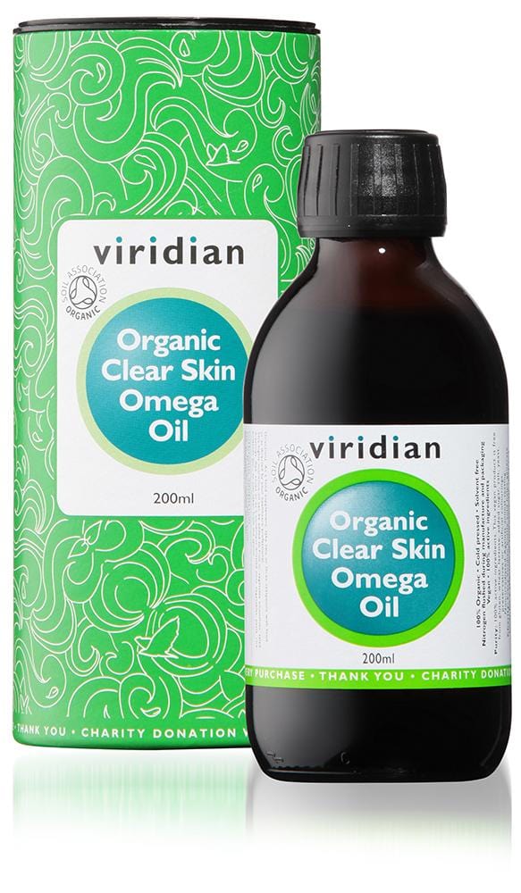 Viridian Organic Clear Skin Omega Oil, 200ml