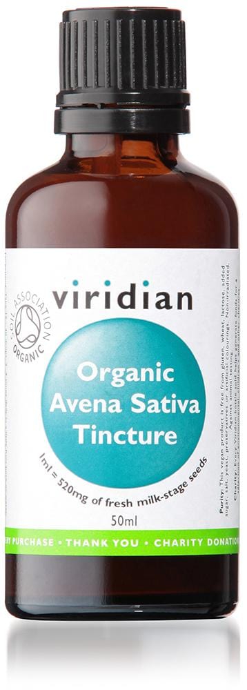 Viridian 100% Organic Avena Sativa Tincture, 50ml