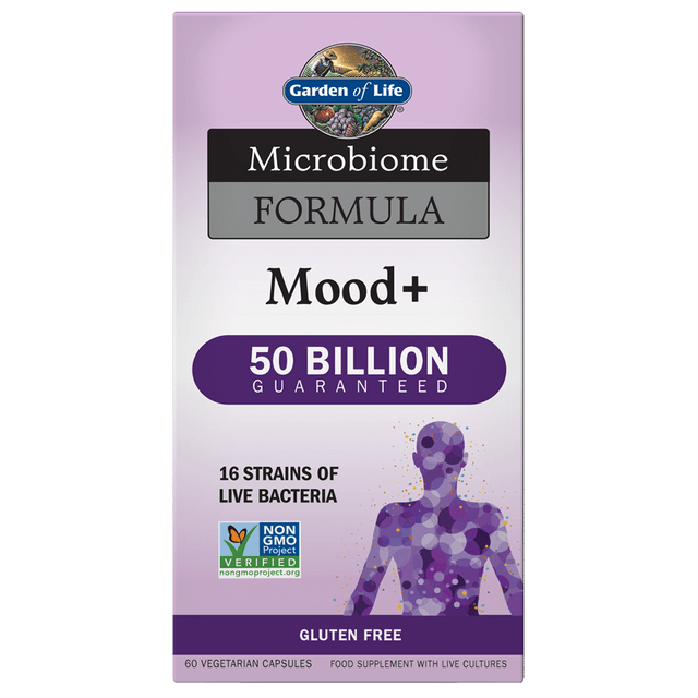 Garden Of Life Microbiome Fomula Mood+ , 60 Capsules