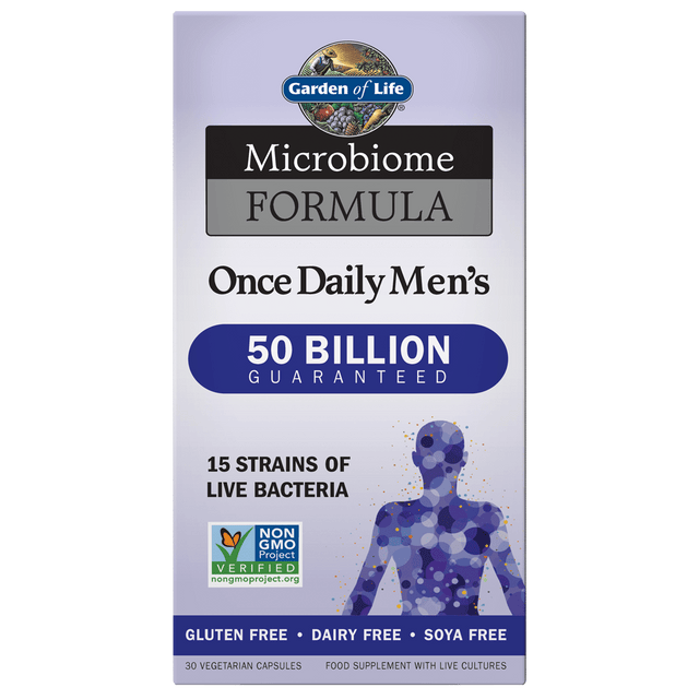 Garden Of Life Microbiome OnceDaily Mens, 30 Capsules