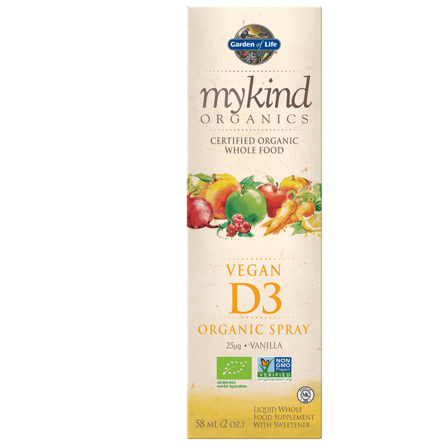 Garden Of Life mykind Org Vegan D3 Spray, 58ml