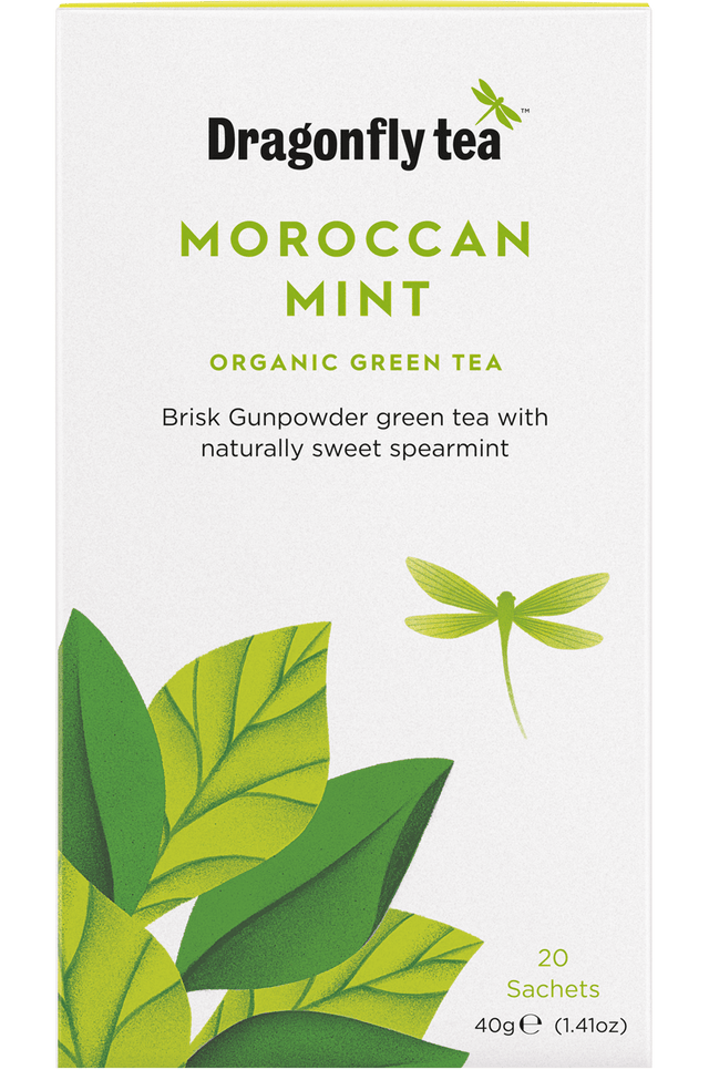 Dragonfly Organic Moroccan Mint Tea, 20 Bags