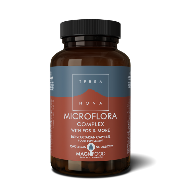 Terranova Microflora Complex With FOS And More, 100 Capsules
