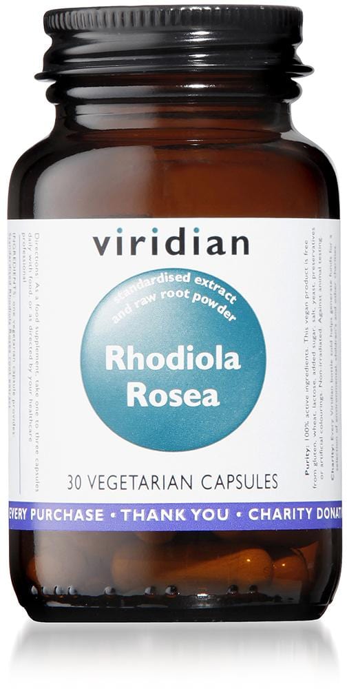 Viridian Rhodiola Rosea Root Extract, 30 VCapsules