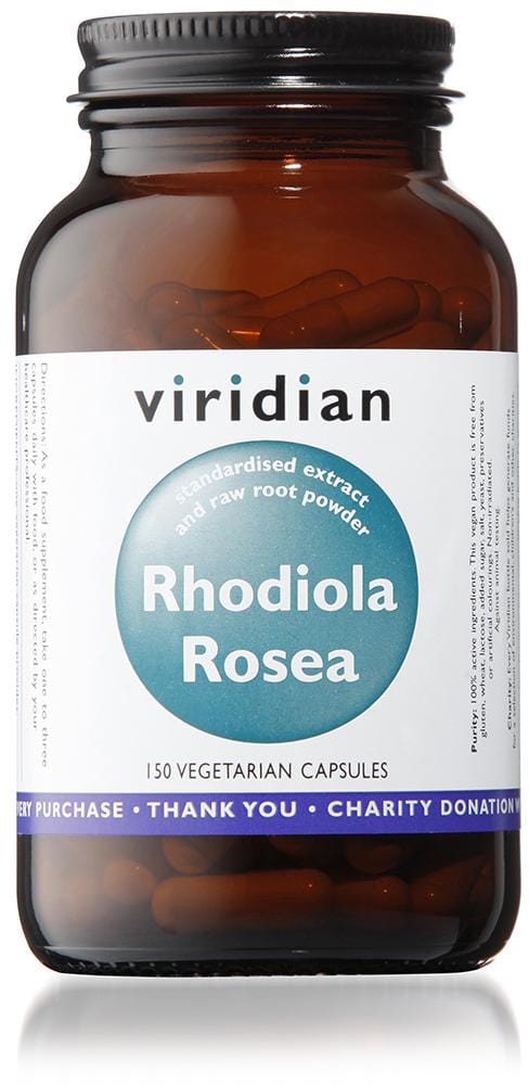 Viridian Rhodiola Rosea Root Extract, 150 VCapsules