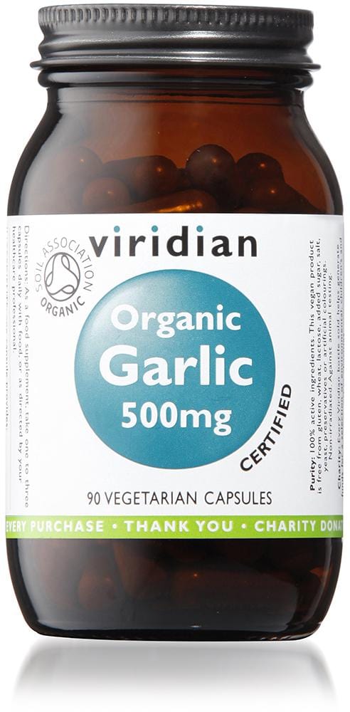 Viridian Organic Garlic, 500mg, 90 VCapsules