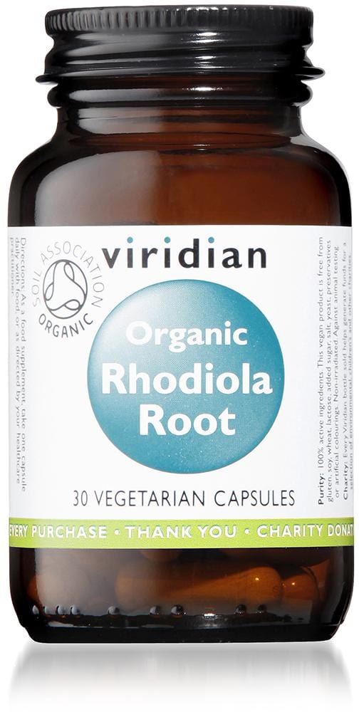 Viridian Organic Rhodiola Root, 30 VCapsules