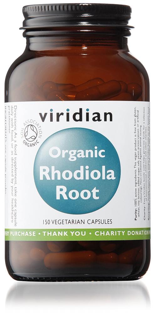Viridian Organic Rhodiola Root, 150 VCapsules