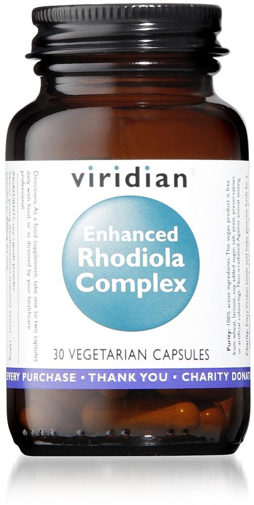 Viridian Enhanced Rhodiola Complex, 30 VCapsules