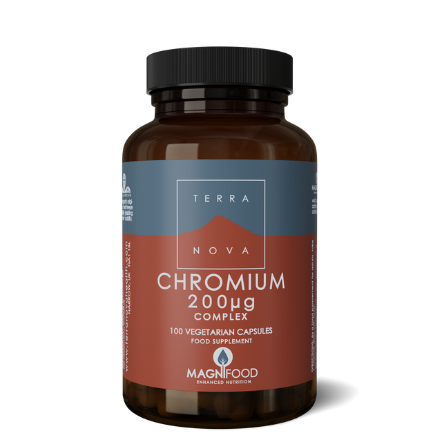 Terranova Chromium Complex 200mcg,100 VCapsules