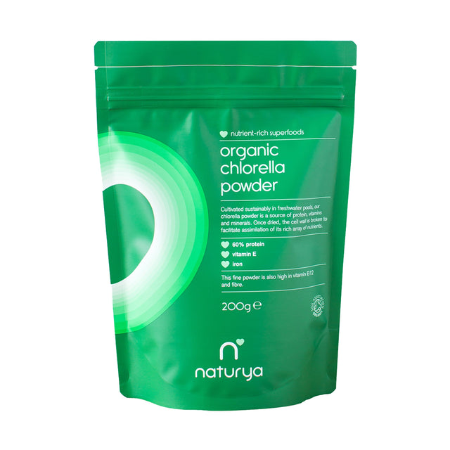 Natuyra Organic Chlorella Powder, 200gr