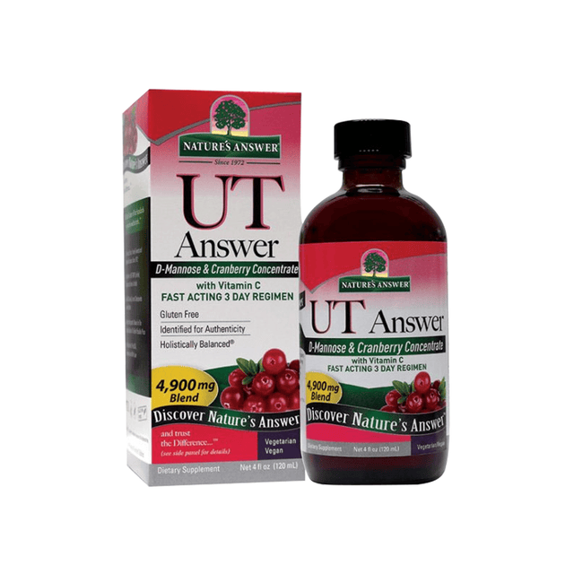 Natures Answer UTI Ans D-Mannose & Cranberry, 120ml