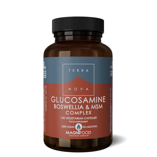 Terranova Glucosamine, Boswellia & Msm Complex, 100 VCapsules