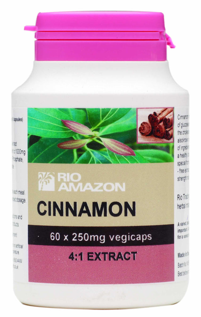 Rio Amazon Cinnamon Extract, 250mg, 60 Capsules