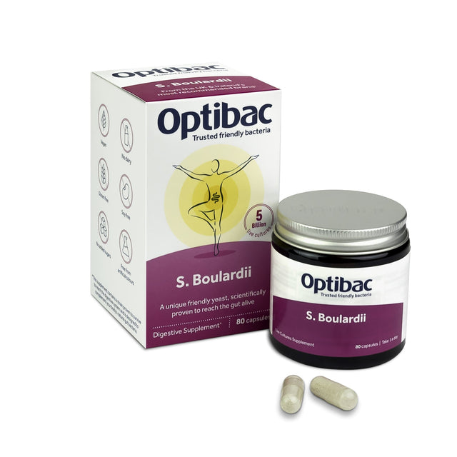 Optibac Probiotics S.Boulardii, 80 Capsules