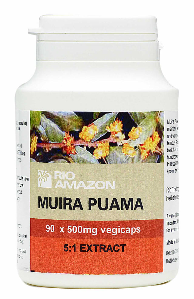 Rio Amazon Muira Puama 5:1 Extract, 2500mg, 90 VCapsules