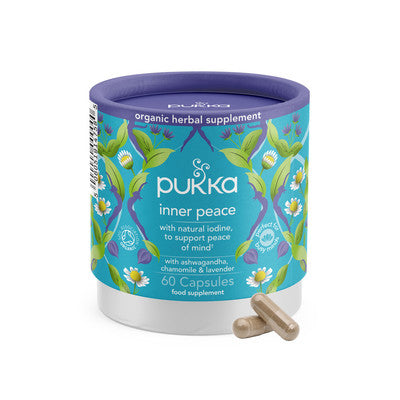 Pukka Herbs Inner Peace, 60 Capsules