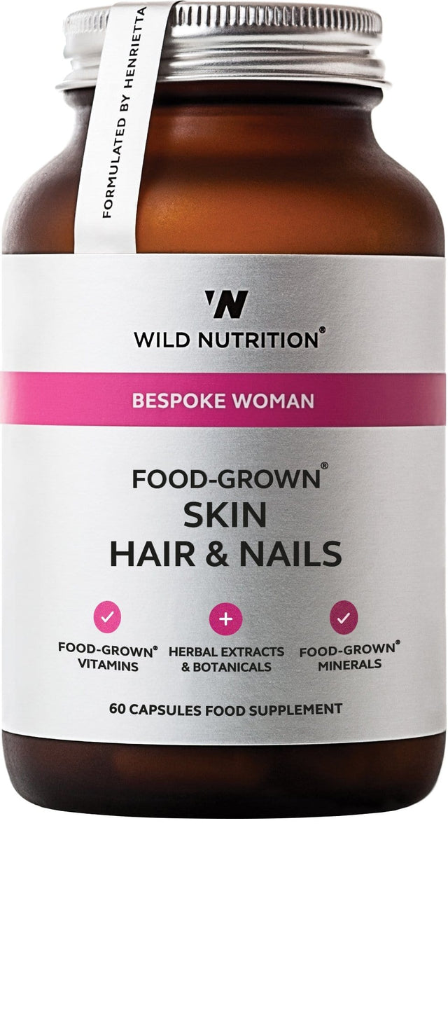 Wild Nutrition Ltd Food-Grown Skin Hair & Nails, 60 VCapsules