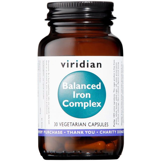 Viridian Balanced Iron Complex, 30 VCapsules