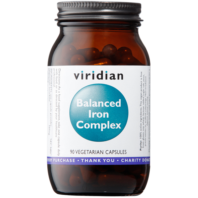 Viridian Balanced Iron Complex, 90 VCapsules