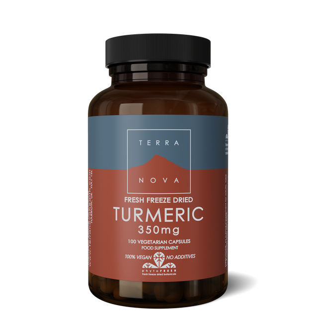 Terranova Turmeric Root 350mg, 100 Capsules