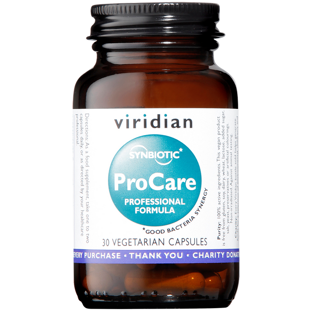 Viridian Synbiotic ProCare, 30 Capsules