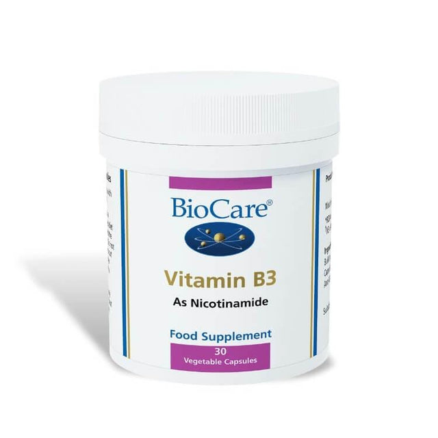 BioCare Vitamin B3, 30 VCapsules