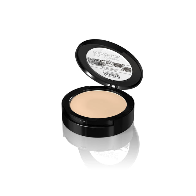 Lavera 2-In-1 Compact Foundation, Ivory 01, 10g