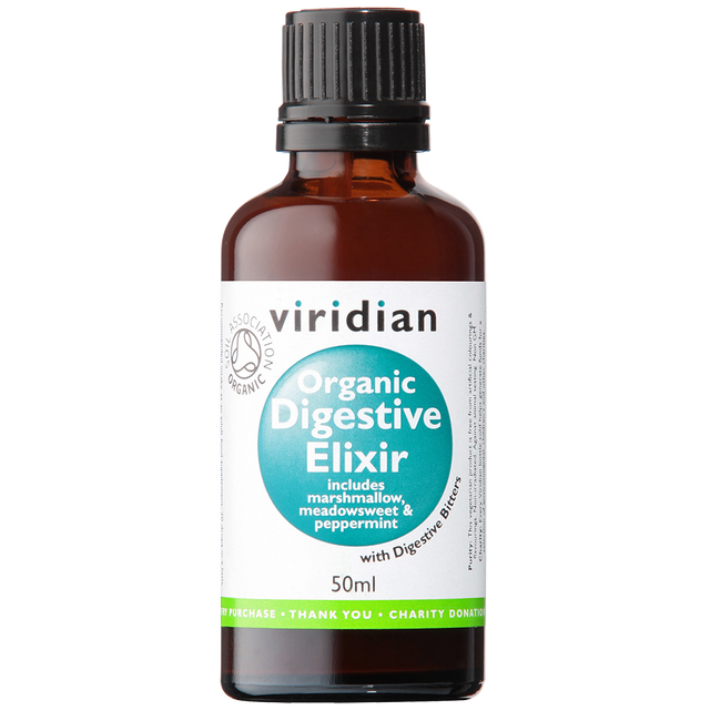 Viridian 100% Organic Digestive Elixir, 50ml