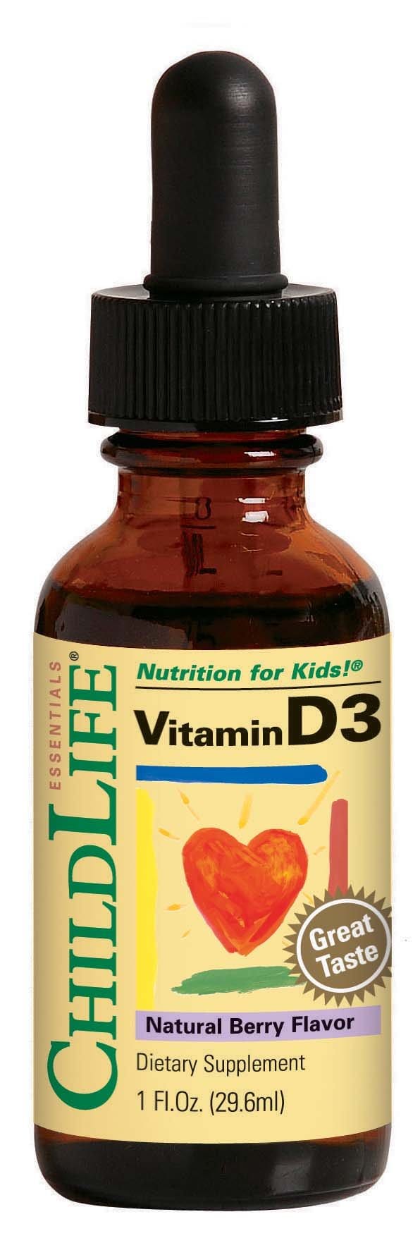 ChildLife Essentials Vitamin D3- Berry Flavour, 30ml