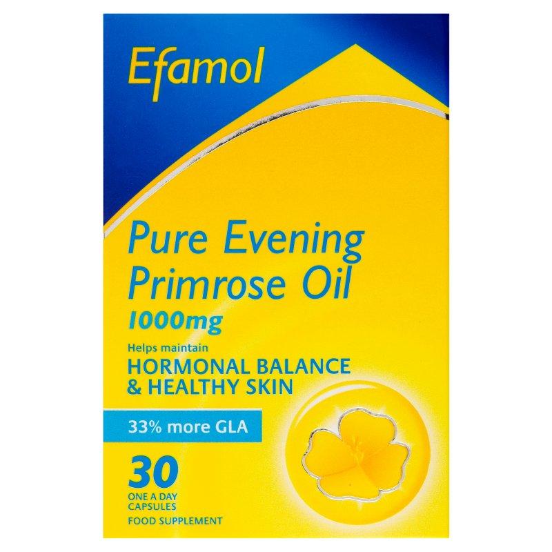 Efamol Pure Evening Primrose Oil, 1000mg, 30 Capsules Revital