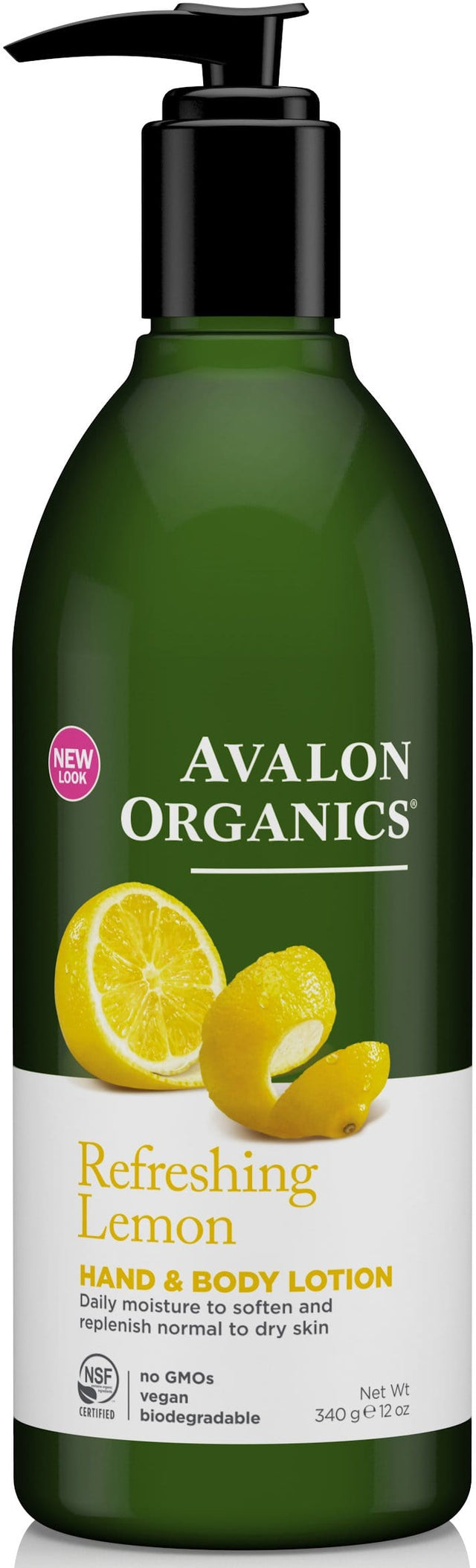 Avalon Organics Lemon Hand & Body Lotion, 350ml