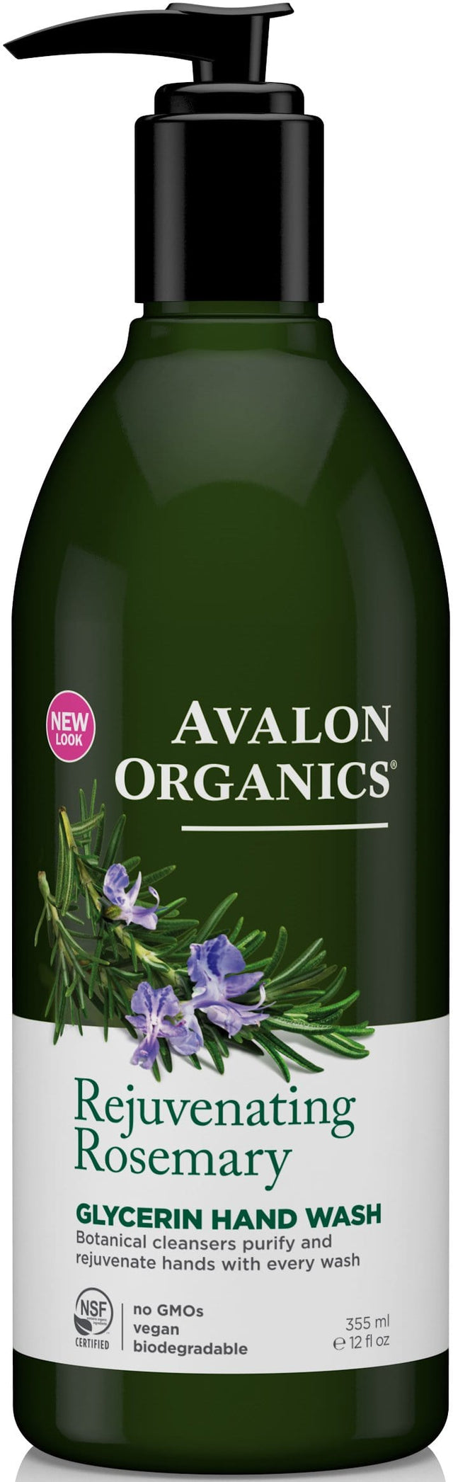 Avalon Organics Rosemary Glycerine Hand Soap, 350ml